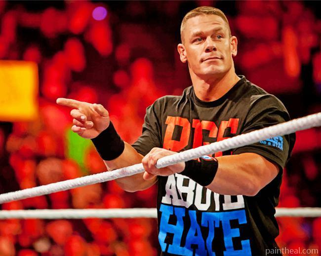 John Cena Painting By Numbers Kits