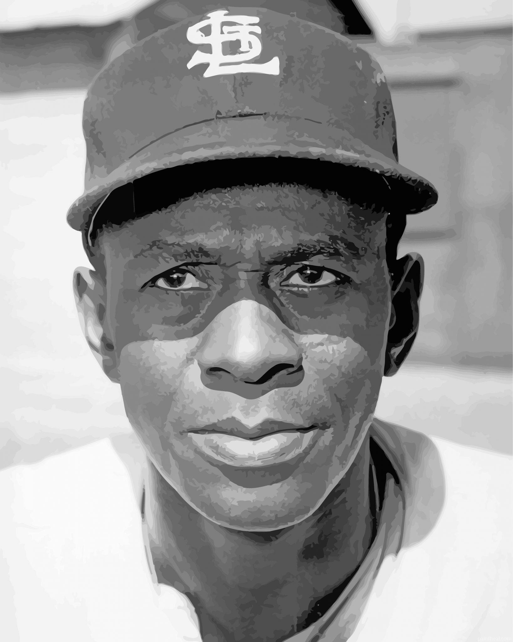 Satchel Paige Painting By Numbers Kits