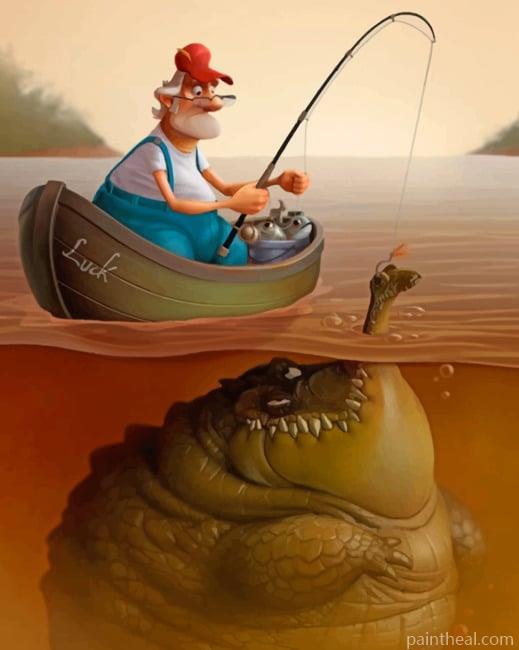 Old Fisherman NEW Painting By Numbers Kits