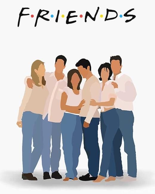 Friends NEW Painting By Numbers Kits