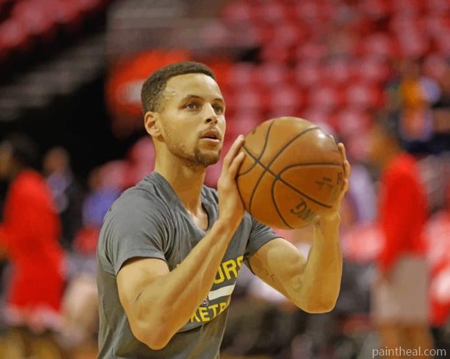 Stephen Curry Nba Golden State Warriors Painting By Numbers Kits