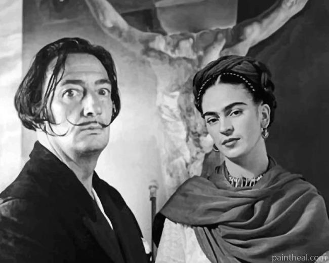 Frida Kahlo And Dali Painting By Numbers Kits