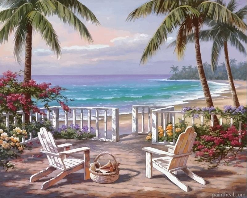 Coastal View Painting By Numbers Kits