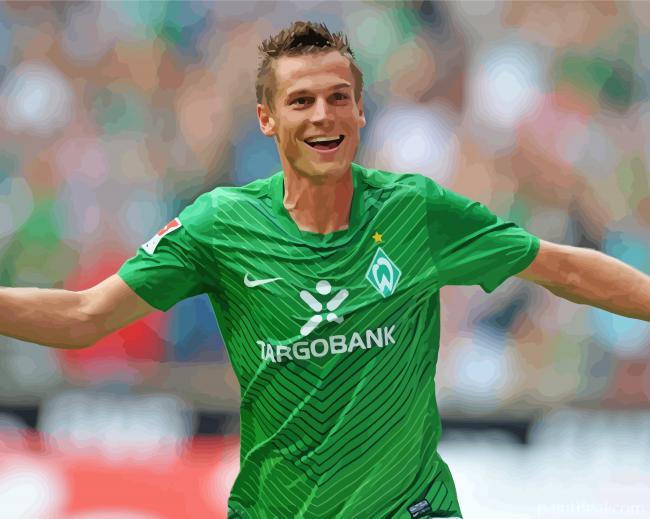 Swedish Footballer Markus Rosenberg Painting By Numbers Kits