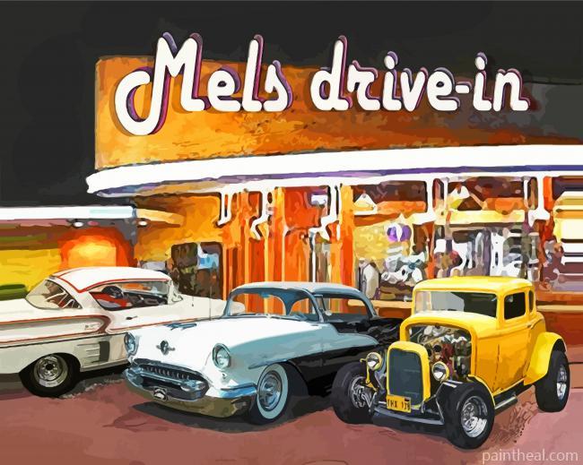 Vintage Cars Painting By Numbers Kits