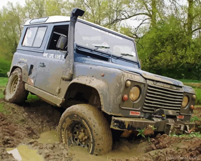 Off Roading time Painting By Numbers Kits