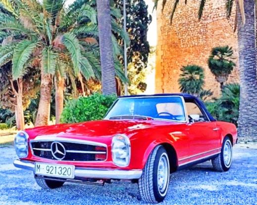Antique Red Car NEW Painting By Numbers Kits