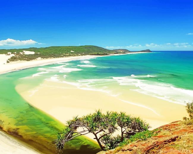 Great Sandy National Park Australia Painting By Numbers Kits