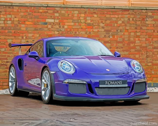 Aesthetic Porsche GT3 RS Painting By Numbers Kits