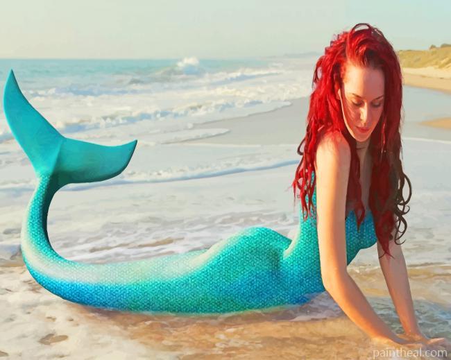 Irish Mermaid Painting By Numbers Kits