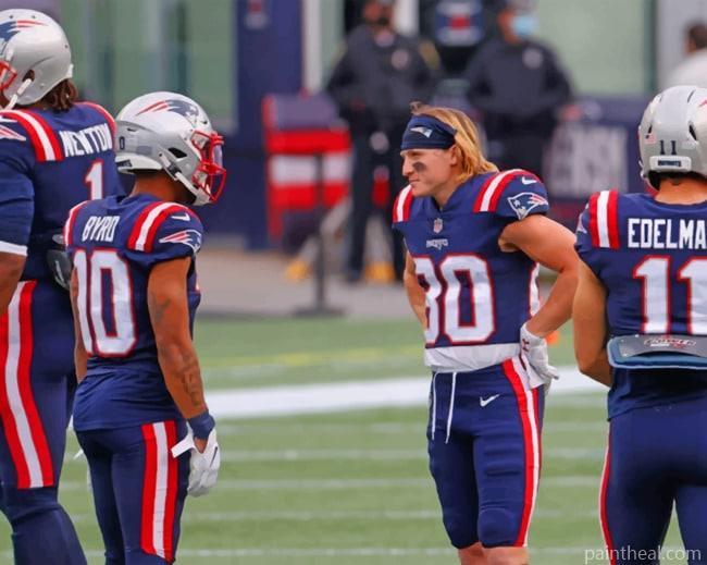 New England Patriots Team Painting By Numbers Kits