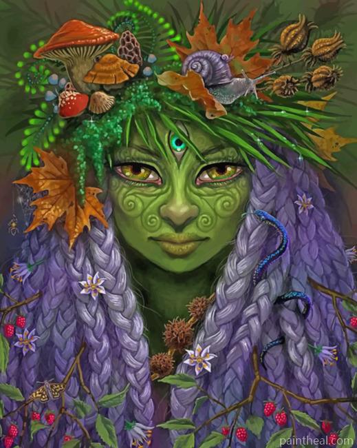 Artistic Mother Nature Painting By Numbers Kits