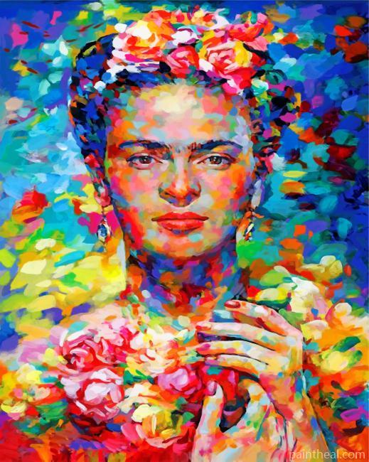 Colorful Frida Art Painting By Numbers Kits