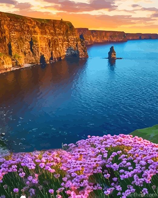 Moher Cliffs Ireland Painting By Numbers Kits