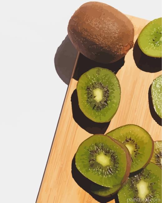Kiwi Fruit Painting By Numbers Kits