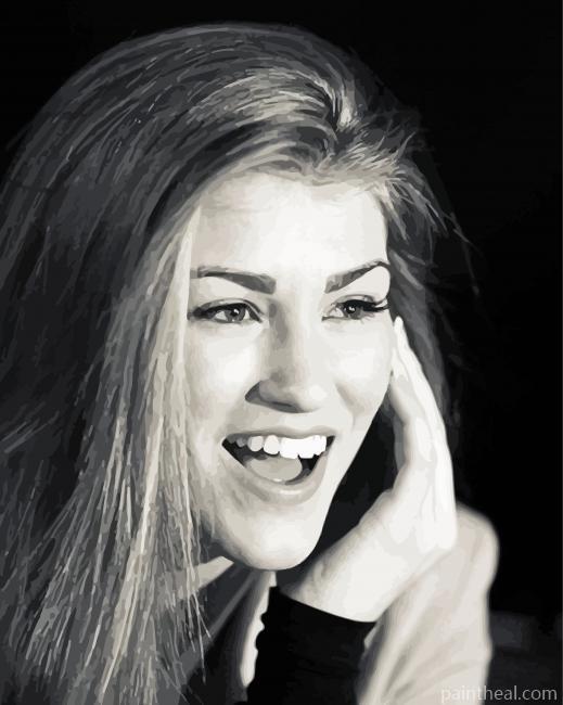 Black and White Amy Willerton Painting By Numbers Kits