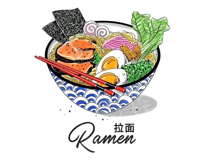 Ramen Noodle Bowl Painting By Numbers Kits