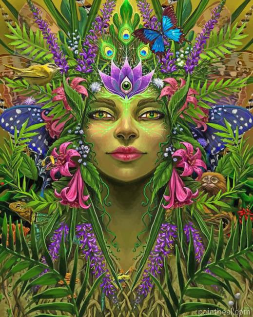 Aesthetic Mother Nature Painting By Numbers Kits
