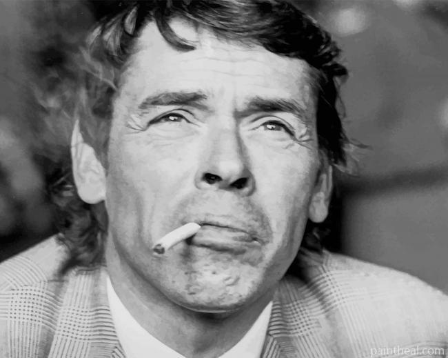 Jacques Brel Black And White Painting By Numbers Kits