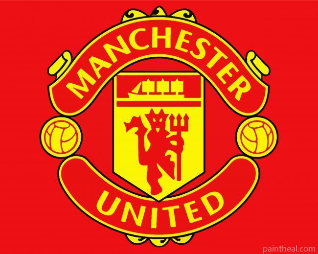Manchester United Football Emblem Painting By Numbers Kits