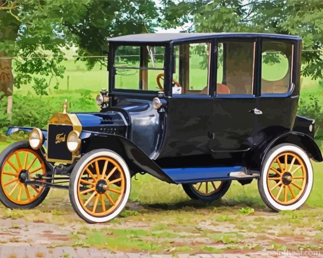 T Model Ford Vehicle Painting By Numbers Kits