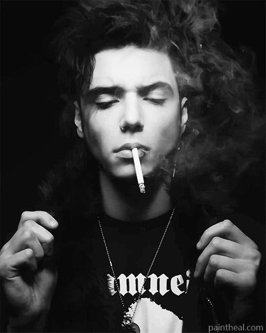 Handsome Andy Biersack Painting By Numbers Kits
