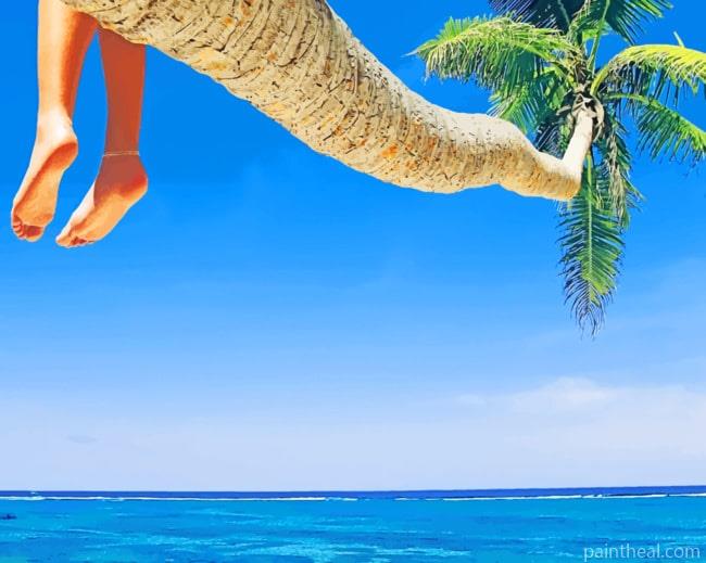 Summer Beach Corner Painting By Numbers Kits