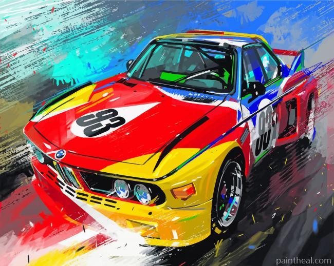 Race Car Art Painting By Numbers Kits