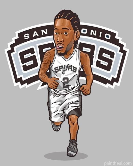 San Antonio Spurs Illustration Painting By Numbers Kits