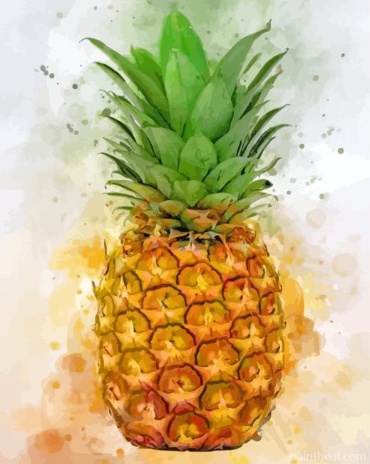 Aesthetic Pineapple Painting By Numbers Kits