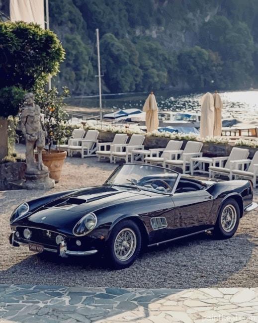 Black Ferrari 250 Painting By Numbers Kits
