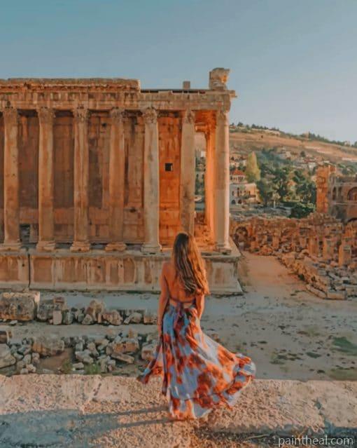 Baalbek Roman Ruins Painting By Numbers Kits
