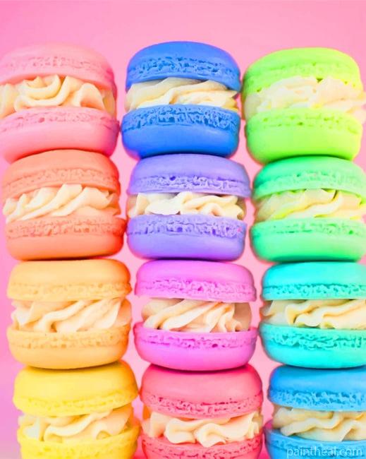 Colorful Macarons NEW Painting By Numbers Kits