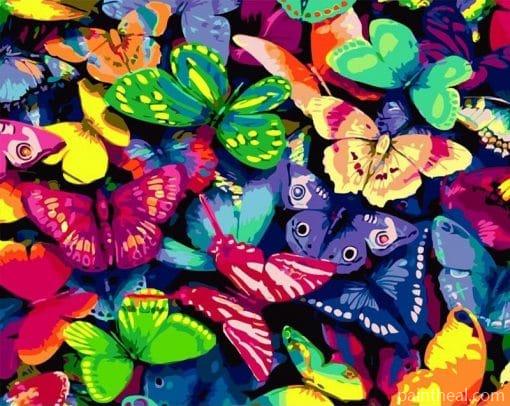 Colorful Butterflies – 5D Diamond Paintings Painting By Numbers Kits