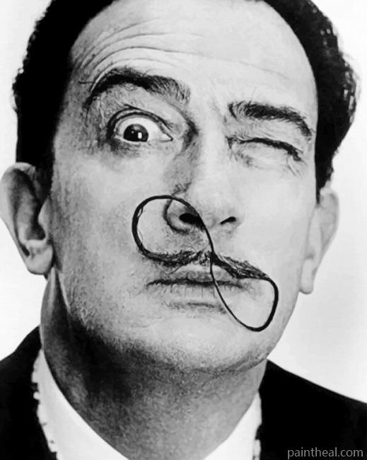 Salvador Dali Infinity Mustache Painting By Numbers Kits