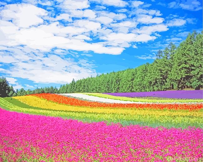 Hokkaido Garden Painting By Numbers Kits