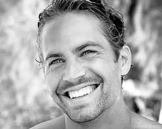 Actor Paul Walker Painting By Numbers Kits