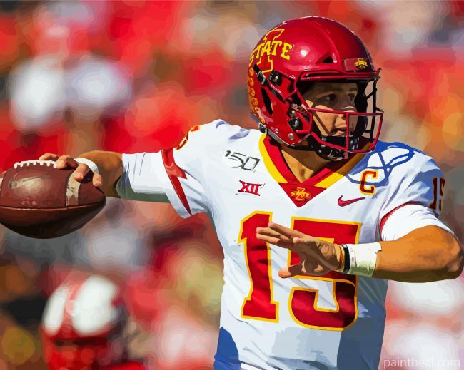 Iowa State Cyclones Team Player Painting By Numbers Kits