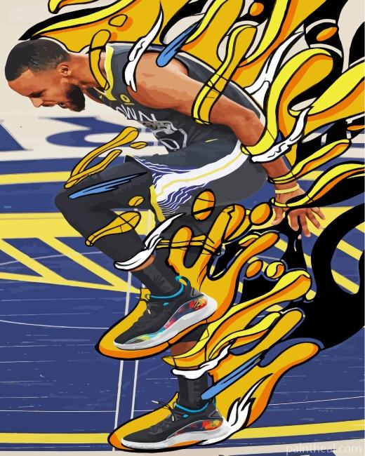 Golden State Warriors Player Painting By Numbers Kits