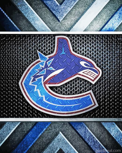 Vancouver Canucks Art Logo Painting By Numbers Kits