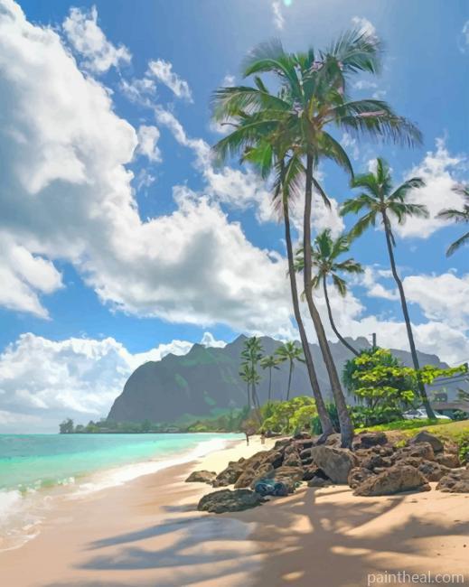 Hawaii Island Painting By Numbers Kits