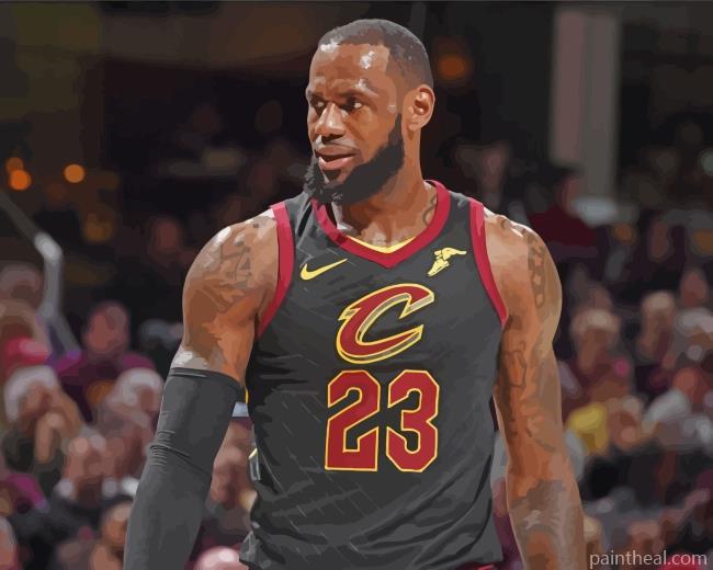 Cavaliers Basket Player Painting By Numbers Kits