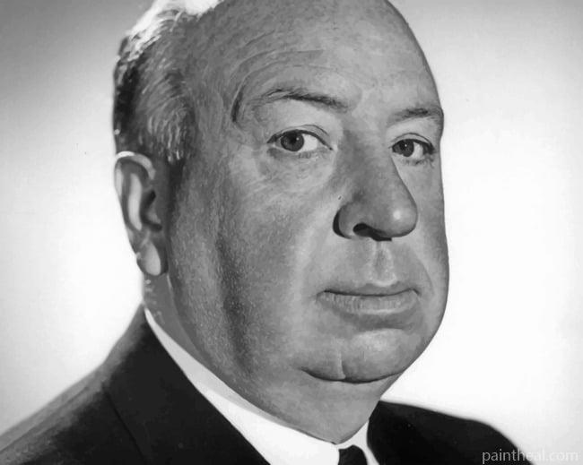 Alfred Hitchcock Black and White Painting By Numbers Kits
