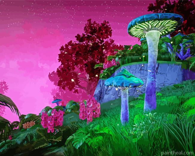 Aesthetic Fantasy Forest Painting By Numbers Kits