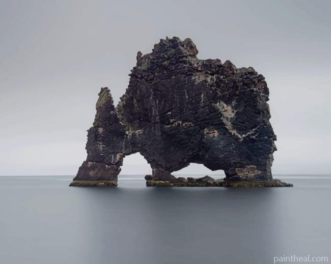 Dragon Rock Iceland Painting By Numbers Kits