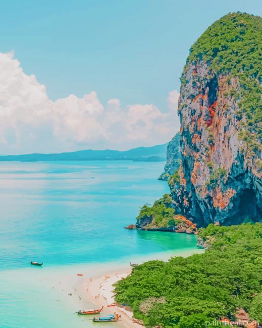 Thailand Beaches Painting By Numbers Kits