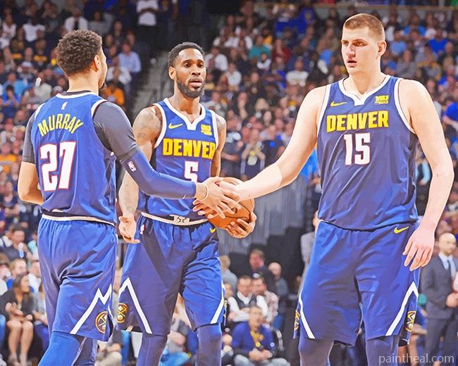 Denver Nuggets Team NEW Painting By Numbers Kits