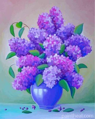 Lilac Vase Still Life Painting By Numbers Kits
