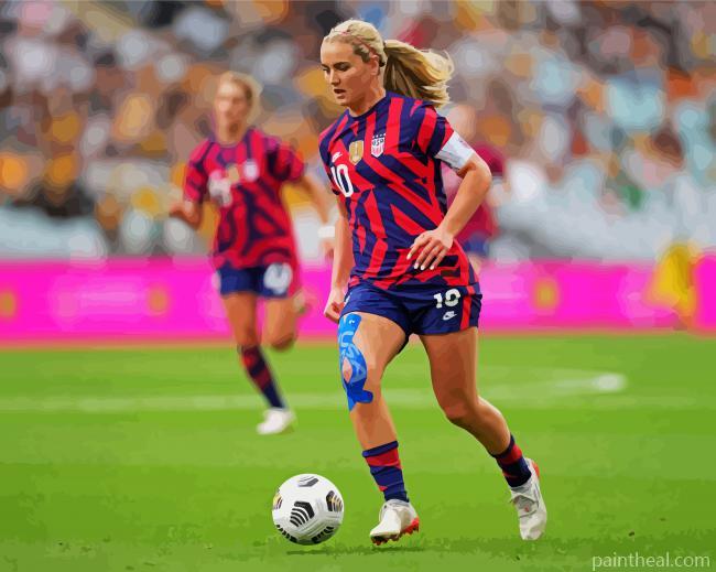 Uswnt Soccer Player Painting By Numbers Kits