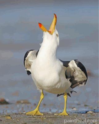 Seagull Painting By Numbers Kits